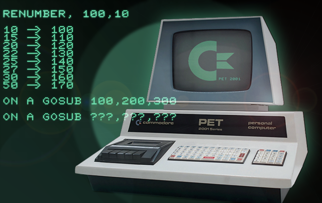 Renumbering Commodore BASIC