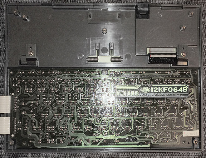 Olivetti M10, LCD and keyboard PCBs