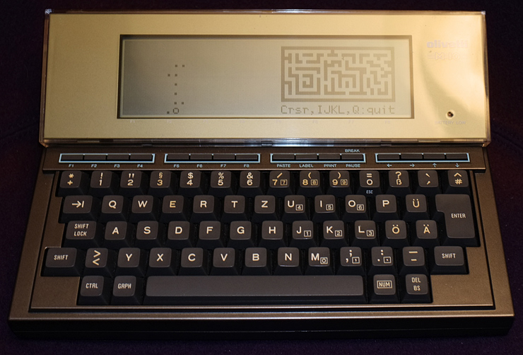 RC2016/01:Displaying a path on the Olivetti M10