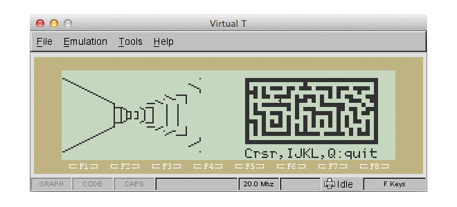 Virtual T and LCD writing directions