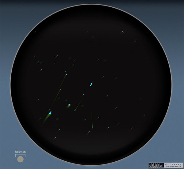 Spacewar! 4.3f Needle View (Emulation)