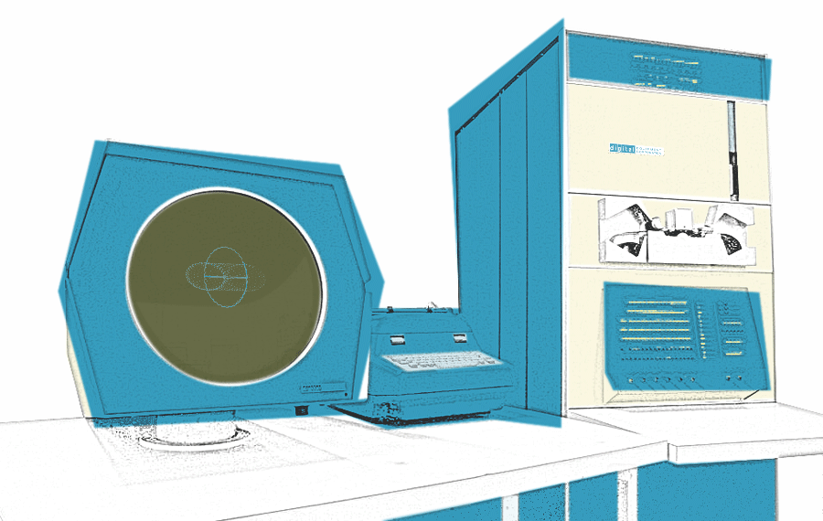 DEC PDP-1 (illustration)