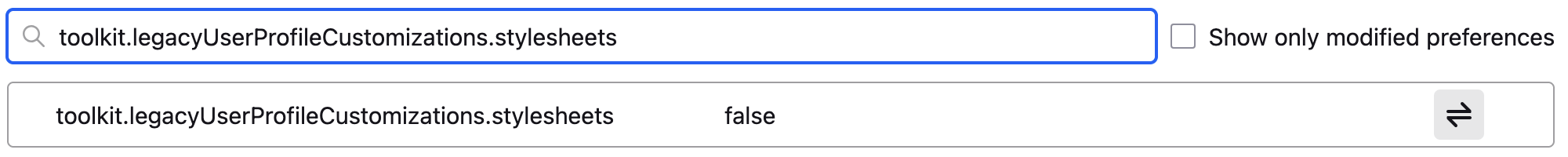 setting the config property