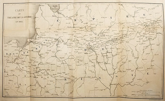 Fézensac (Duc de): Carte du thêatre de la guerre en 1812