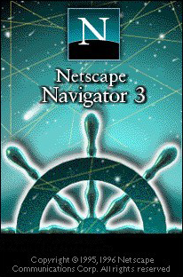 Splash screen of Netscape Navigator 3.0