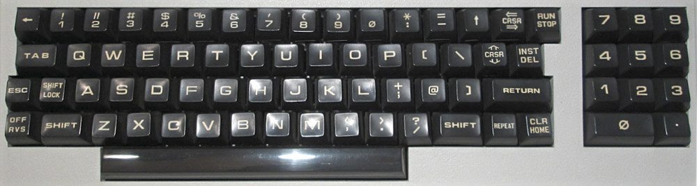 The Commodore PET 2001/B Business Keyboard