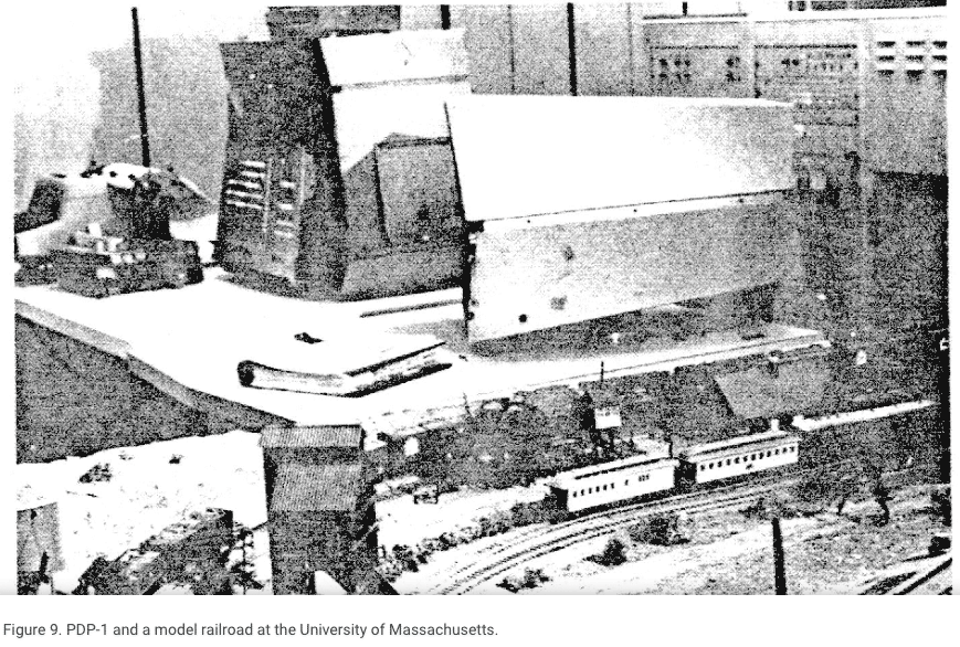 PDP-1 at Amherst, in: A Historical Overview of Computer Architecture, Fig. 9