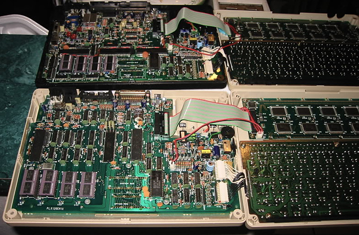 Kyotronic 85 and Model 100 inside