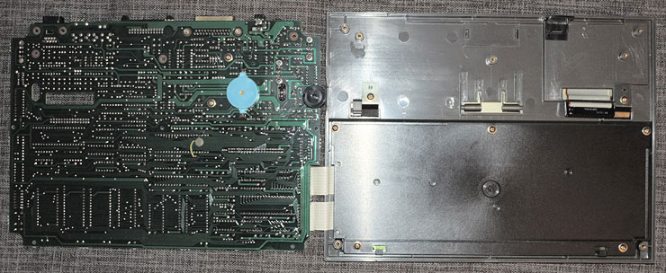 Olivetti M10, opened unit