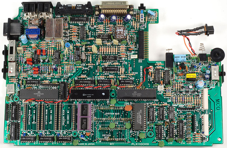 TRS-80 Model 100, mainboard