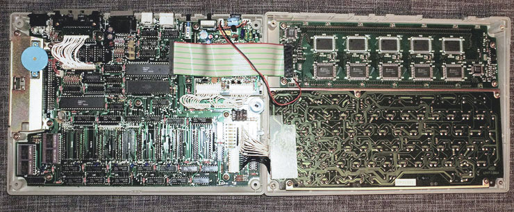 NEC PC-8201A, opened unit