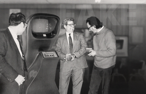 Fictional image: Alan Kotok, Steve Russell and Martin “Shag” Graetz (left to right) amusing themselves with Computer Space