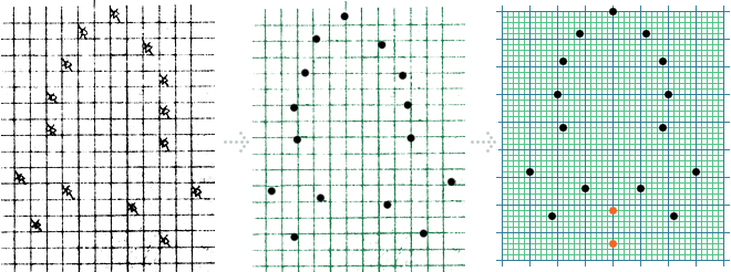 Ironic Computer Space Simulator: Final outline of rocket ship