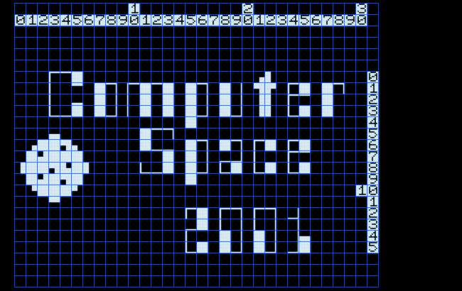 PETSCII version of the display graphics