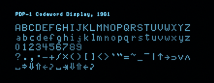 >PDP-1, Codeword Display, 1961