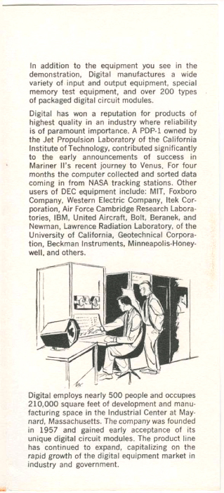 DEC: PDP-1 Computer and Spacewar, page 3