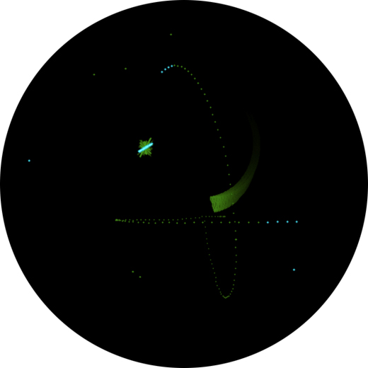 The Minskytron Hyperspace (closeup, emulation)