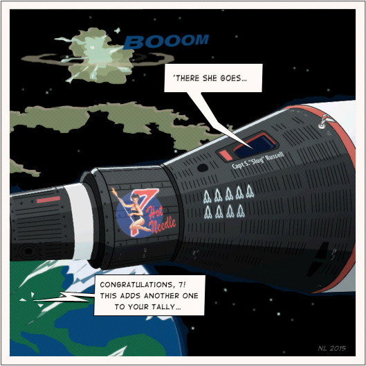 Spacewar Scoring: Like a WW II fighter pilots's tally (illustration)